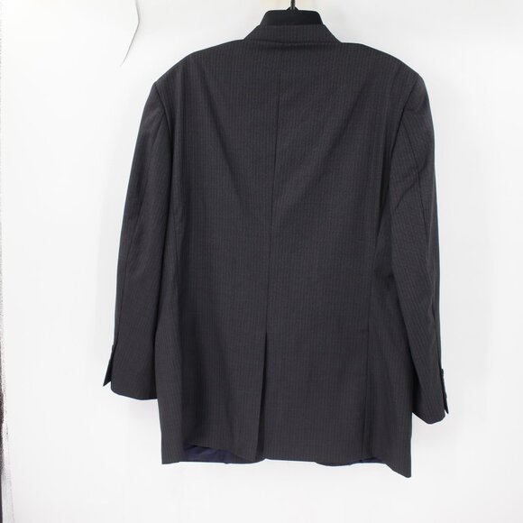 Brooks brothers sport coat men's 42R 1818 madison Saxxon wool striped gray - Picture 5 of 16